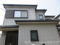 明石市T様宅外壁塗装施工前