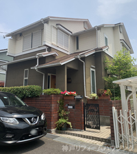 神戸市西区M様宅塗装工事前