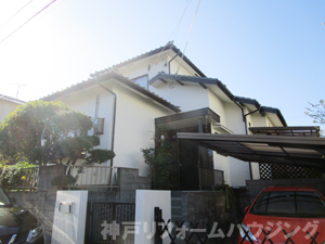 神戸市西区M様宅外壁塗装施工後