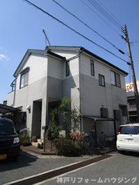 姫路市I様外壁屋根塗装施工前