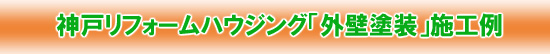 外壁塗装施工例