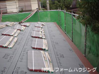 神戸市垂水区/屋根葺き替え中