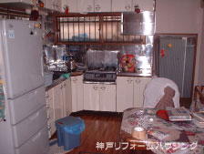 神戸市兵庫区/台所リフォーム施工前2