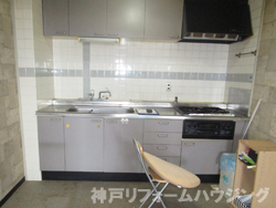 明石市全面改装のキッチン取替え