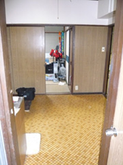 間仕切りリノベーション前