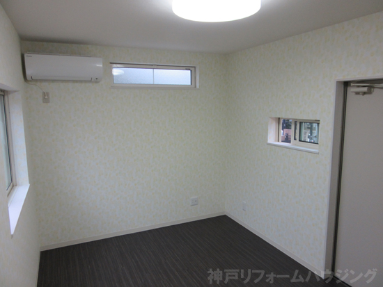 神戸市西区増築工事内装仕上げ2